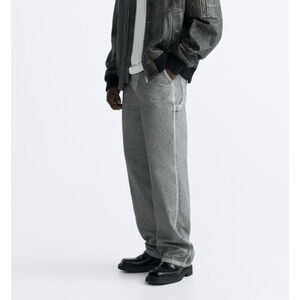 Zara Men’s Carpenter Jeans Faded Trousers Cargo New w Tags Sz 31